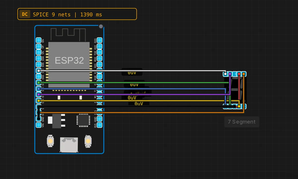 ESP32: 7-Segment Counter