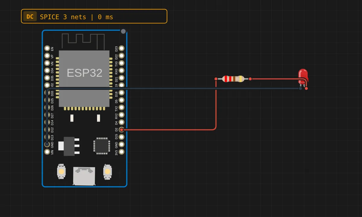 ESP32: Pure ESP-IDF Blink