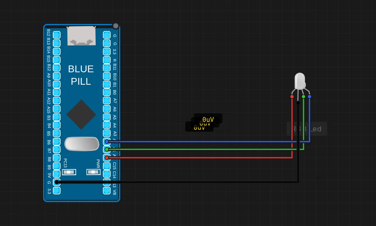 STM32: RGB LED Color Cycle