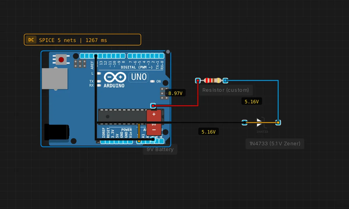 Zener Voltage Regulator